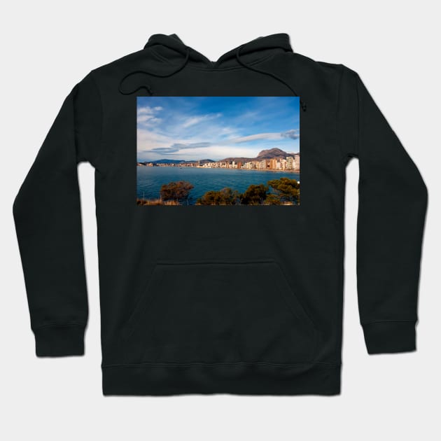 Benidorm Levante Beach Costa Blanca Spain Hoodie by AndyEvansPhotos